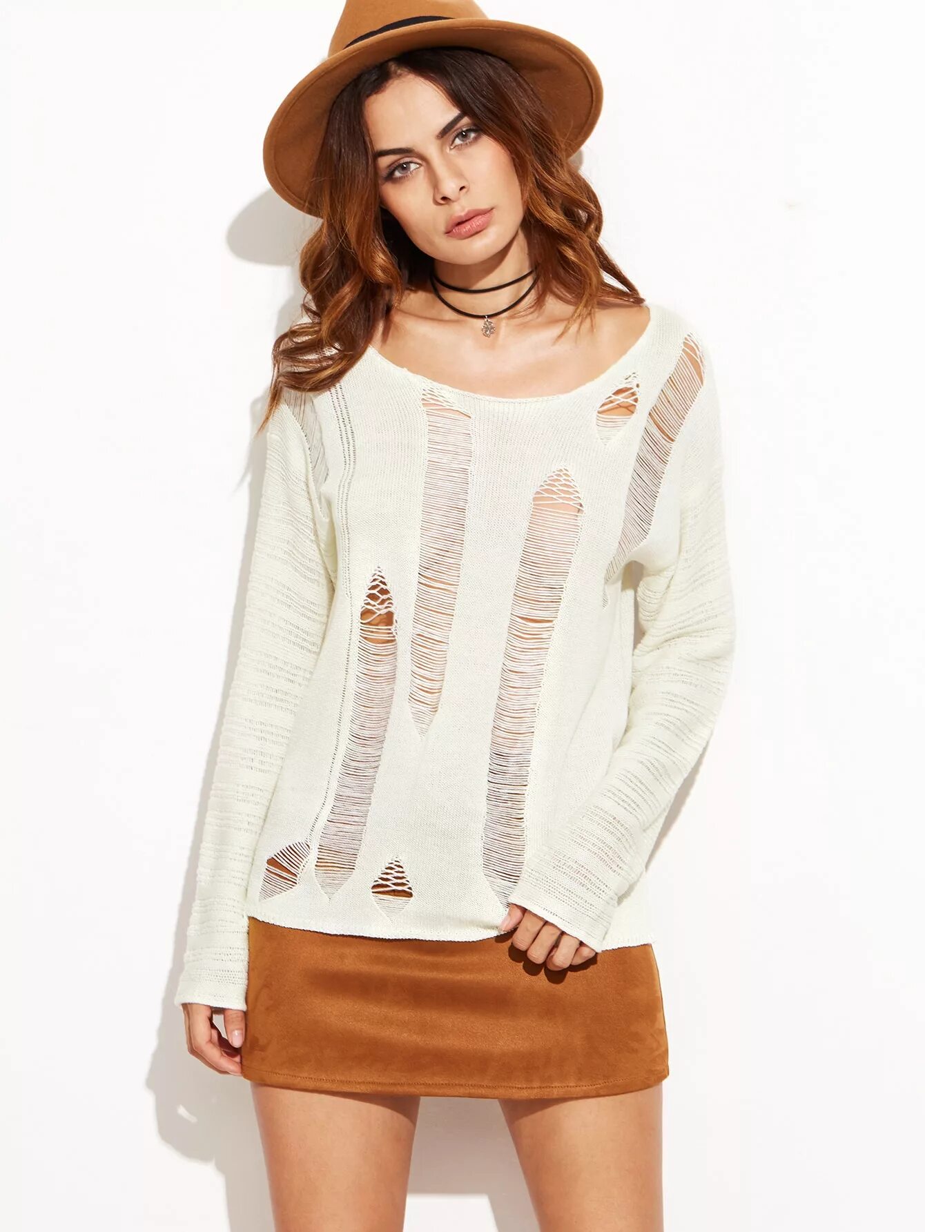 рваные свитера тренд