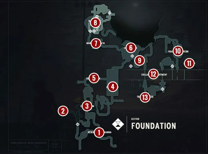 Карта control. Игра Control - the Foundation. Control карта. Control Foundation Map. Control карта открытая.