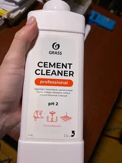Cement cleaner