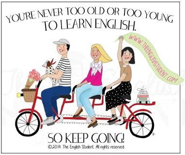 We go on english
