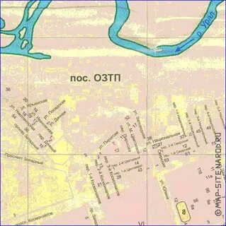 Солдатский пляж орск на карте
