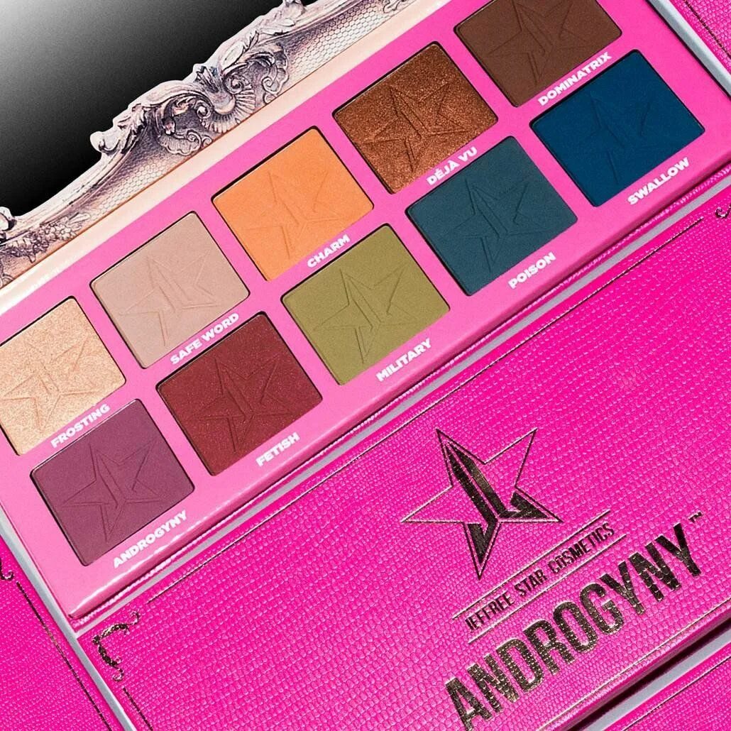 Джеффри стар косметика. Jeffree Star палетка теней. Androgyny Jeffree Star палетка. Jeffree Star палетка. Палетки теней от Джеффри Стар.