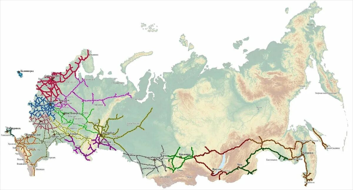 Железные дороги россии 2020