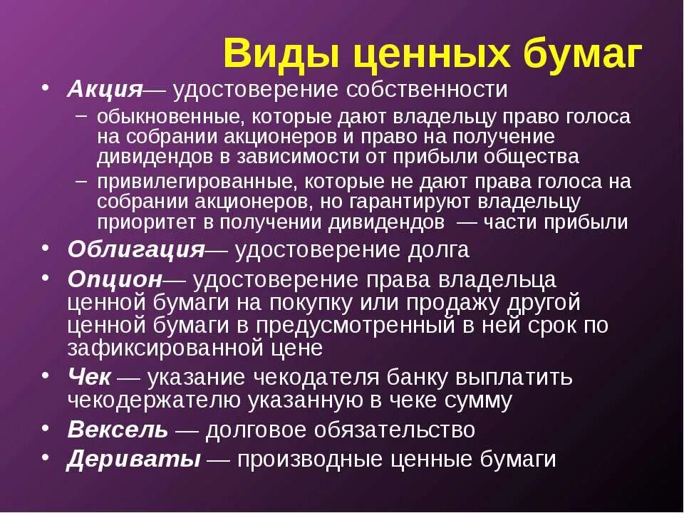 Ценная бумага удостоверяет отношения долга. Ценная бумага дающая право на получение дивидендов. Даёт право на получение фиксированного процента. Какие виды ценных бумаг удостоверяют отношение долга.