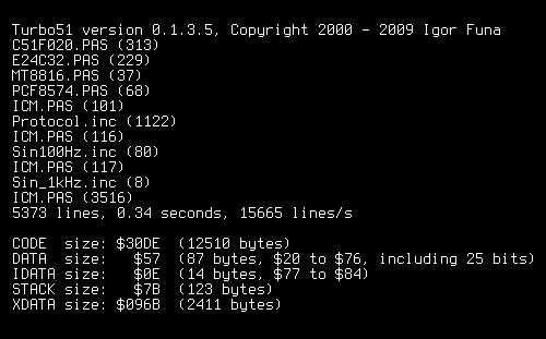 Include bit. Turbo51. Hex enduction hour.