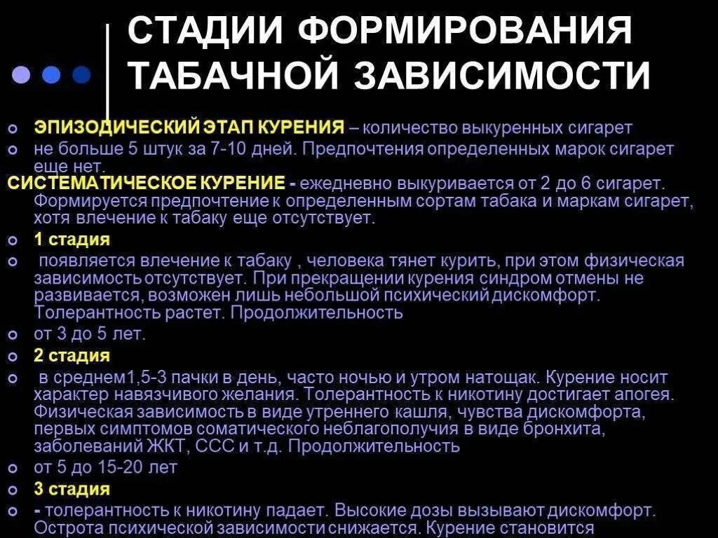 Почему происходит зависимость. Стадии формирования табачной зависимости. Этапы никотиновой зависимости. Стадии развития никотиновой зависимости. Стадии зависимости курения.