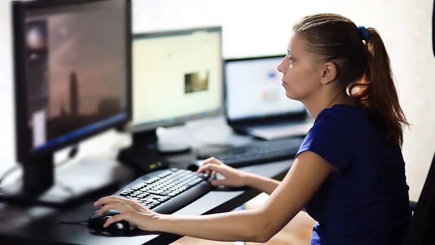 Typing student