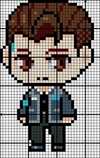 Sans On A Tricycle Kandi Pattern  Undertale pixel art, Pixel art grid, Minecraft  pixel art