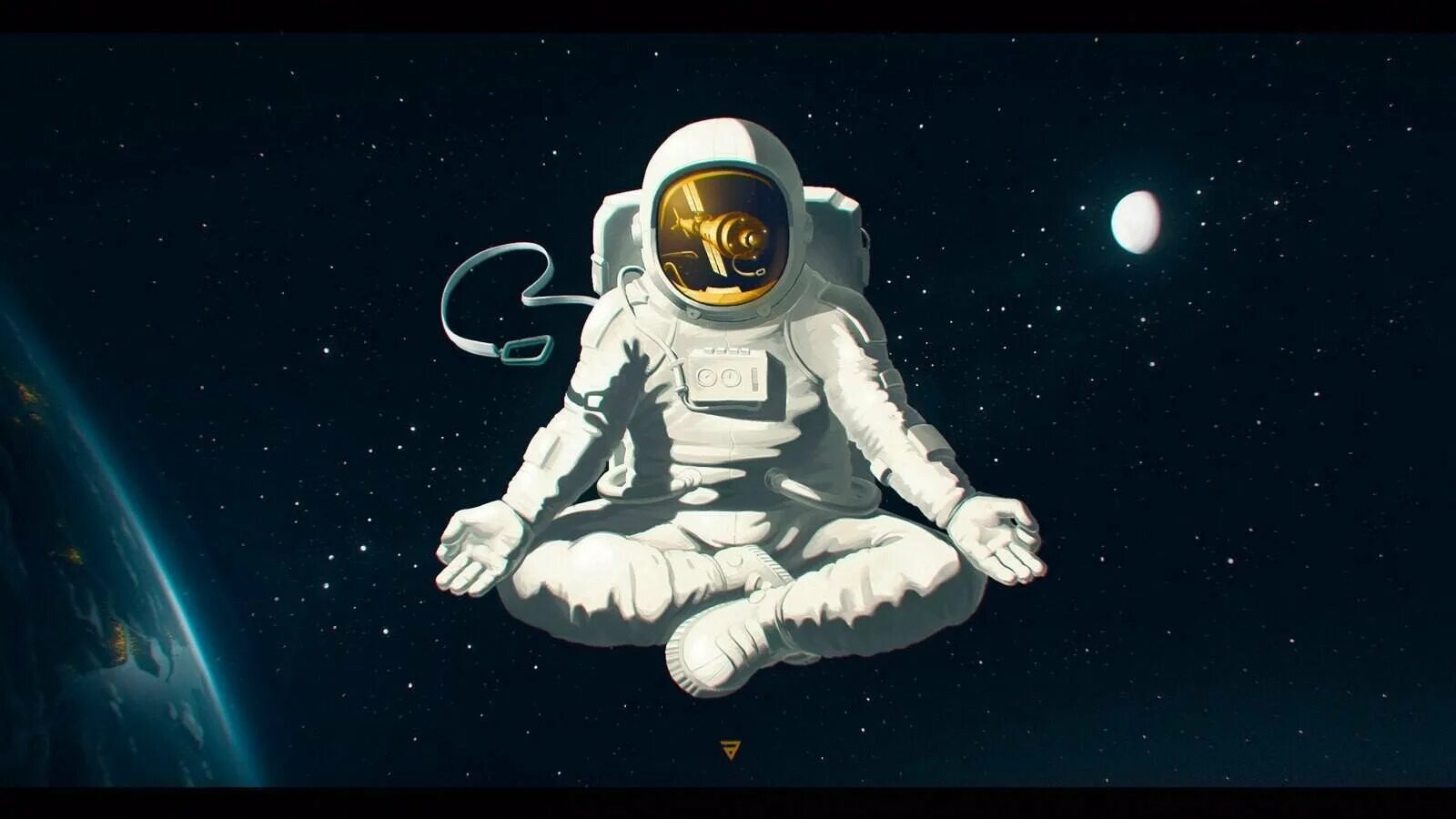 Spaceman перевод. Космонавт в космосе. Космонавт арт. Человек в скафандре. Космонавт картинка.