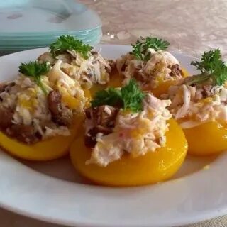 Фаршированные персики
