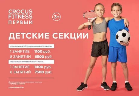 Лужники секции для детей