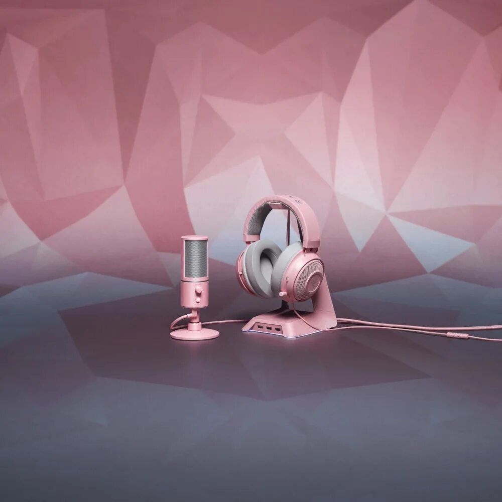Razer quartz edition. Наушники razer kraken - quartz. рейзер пинк кварц. микрофон рейзер розовый. razer наушники розовые.
