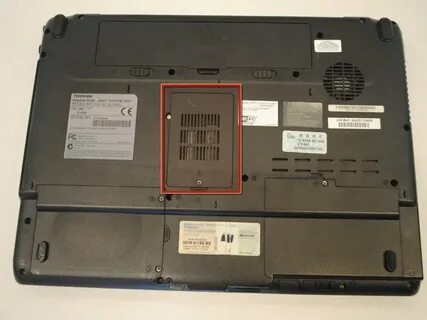 Оперативная память ноутбука toshiba