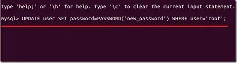 Set user password