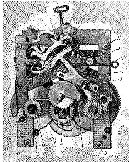 Как настроить бой часов. Механизм часов ОЧЗ С боем. Кинематическая схема часов янтарь. Часы "ОЧЗ" С боем мханизм. Схема часов янтарь с боем.