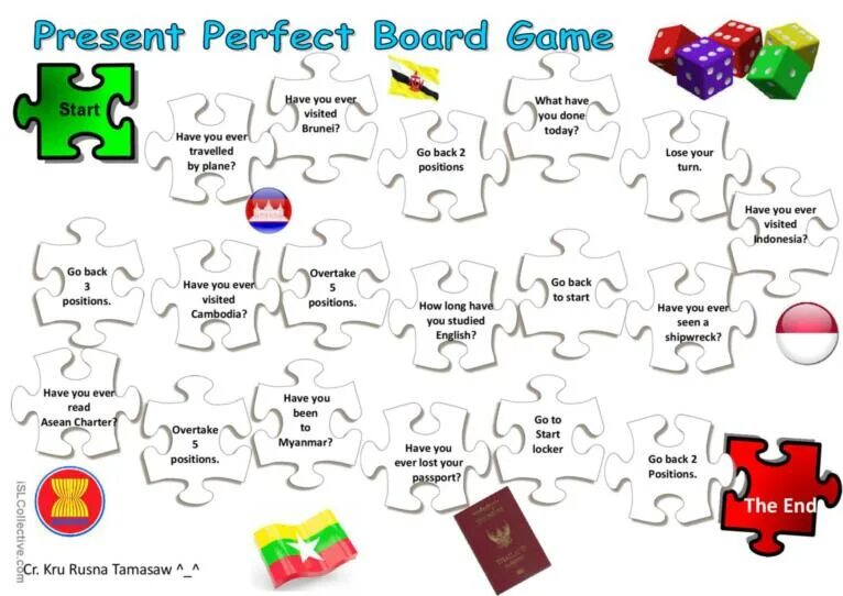 Game is past. Игры на present perfect. Настольная игра present perfect. Present perfect boardgame. Игры на present simple для детей.