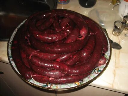 Как готовить кровяную колбасу
