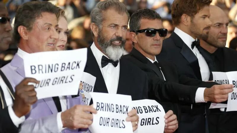 Bring back. Our girls bring back Stallone. Backs them up