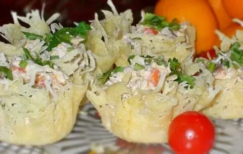 Сырные корзиночки рецепты