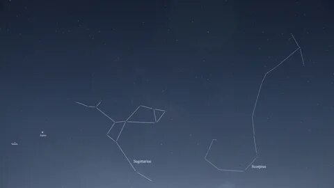 Как выглядит созвездие стрельца на небе