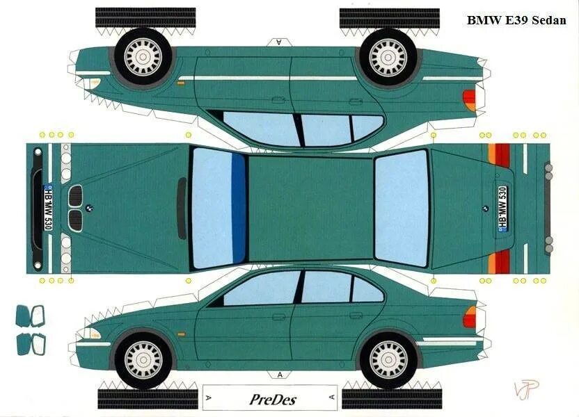 Как сделать машину бмв. Развертка бмв е 34. bmw e34 развертка. bmw e60 модель развертка. развёртка бмв е36 седан.