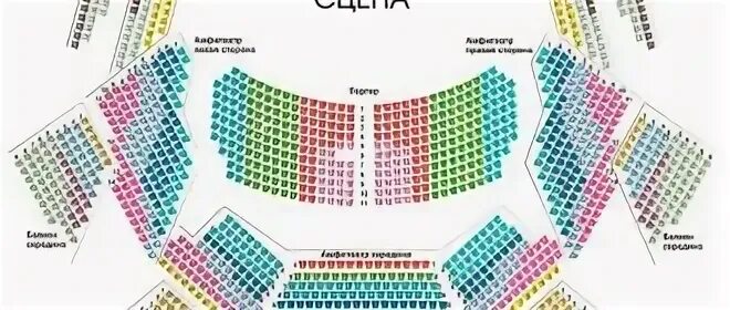 Светлановский зал схема