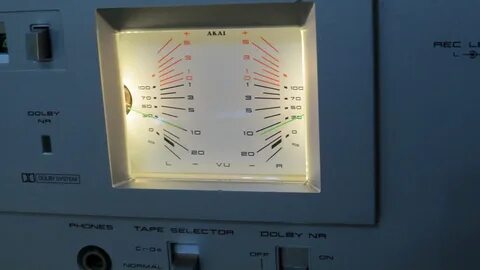 Индикаторы магнитофона