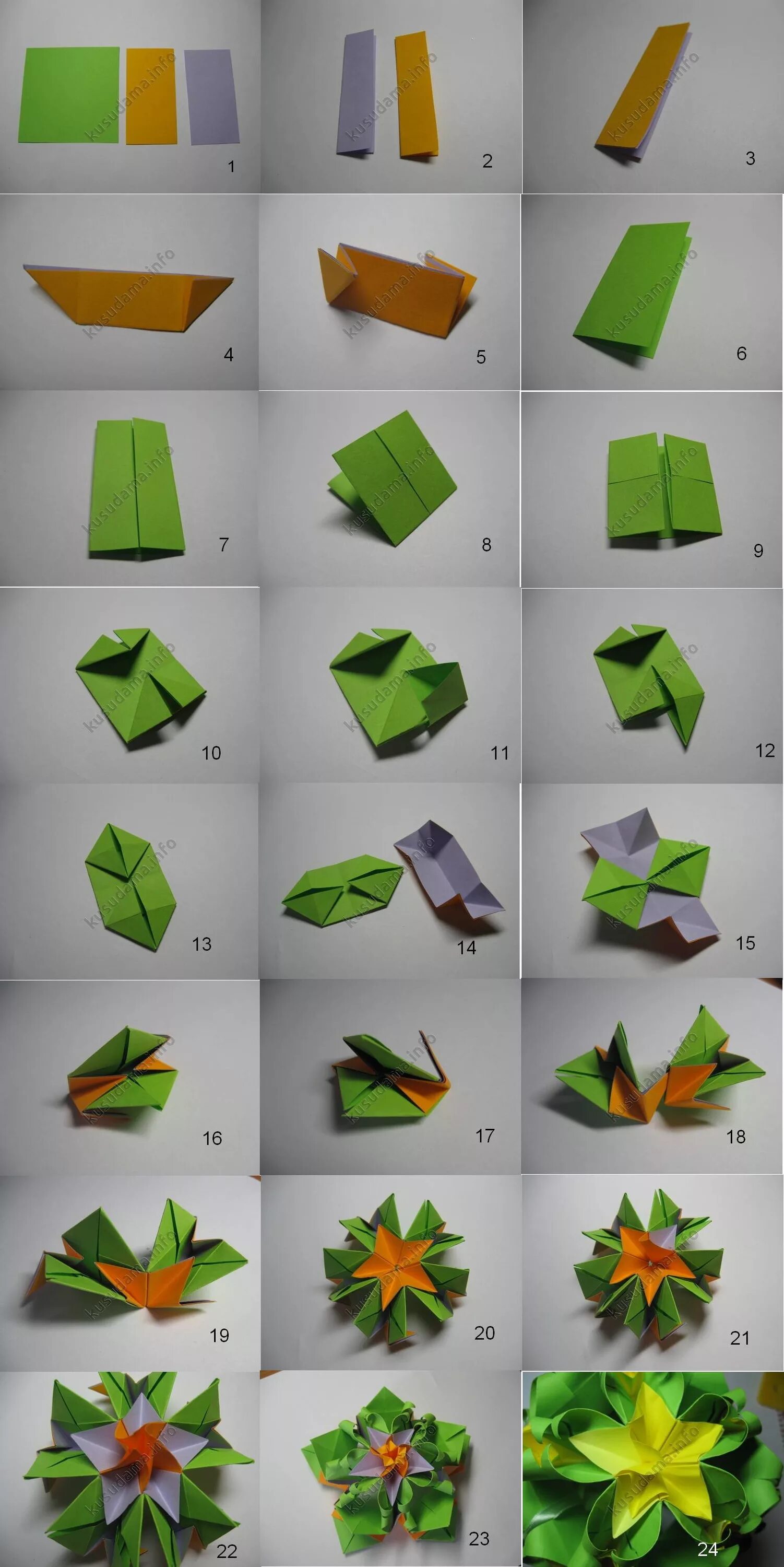 Цветок крокус оригами пошагово. Оригами. Кусудама для начинающих цветы. Модуль кусудамы. Классные оригами.