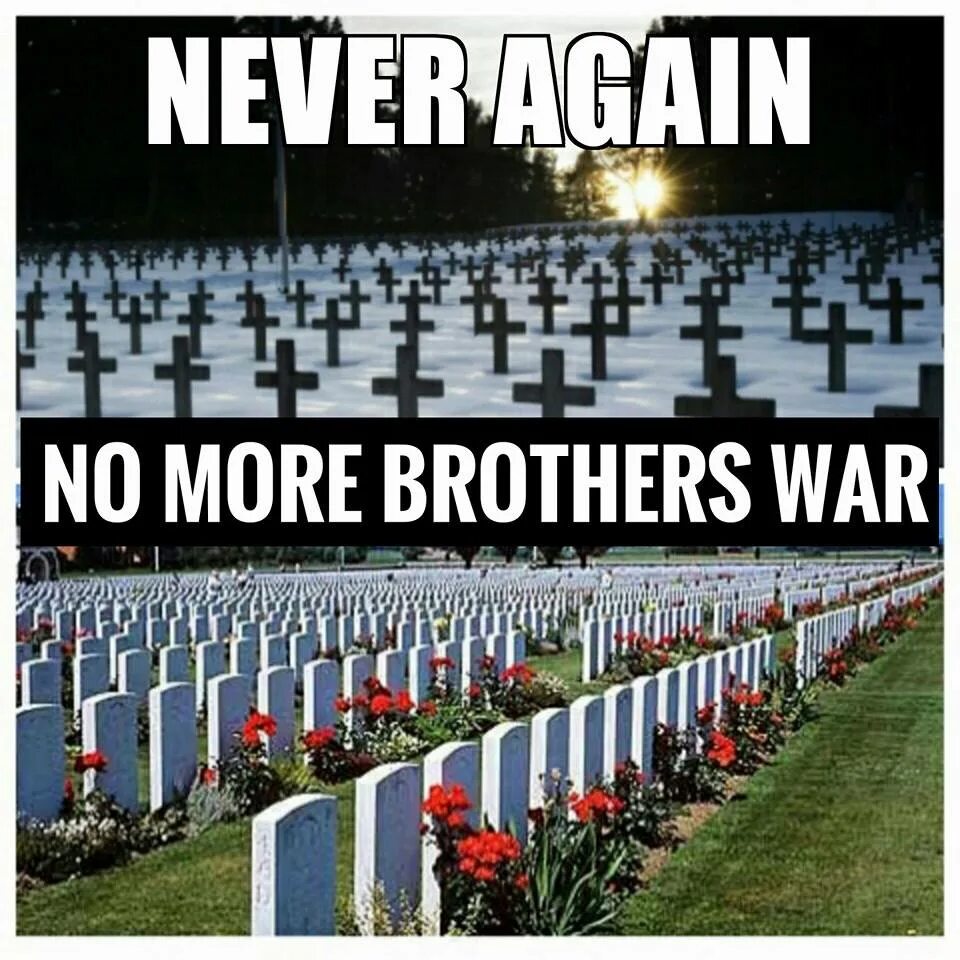 See more brothers. No more brother Wars.