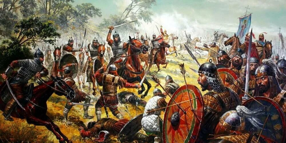 Болгаро-византийские войны. Битва при Адрианополе 1205. Битва при Ярмуке 636.