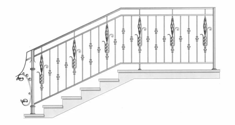 Рисунки перил лестнице. Перила ковка. Ограждения лестниц эскизы. Перила металлические. Крыльцо из металла с балясинами.