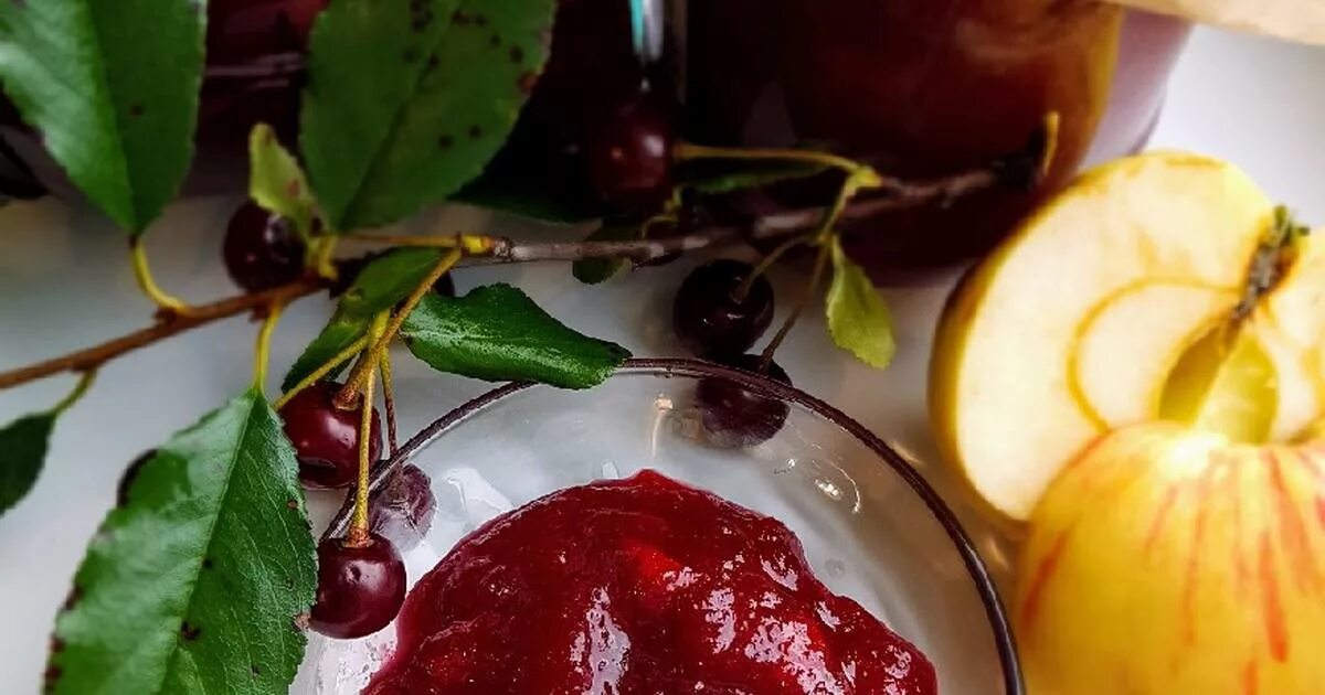 Пюре из вишни