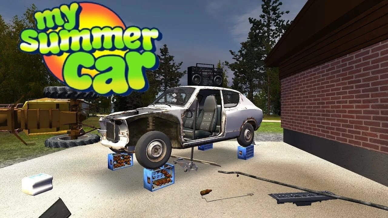 My summer car на русском. My Summer car на стрим. Май саммер кар превью. My Summer car Мем. My Summer car бар.