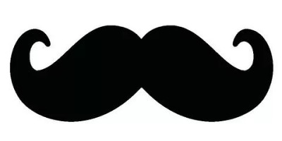 усы трафарет