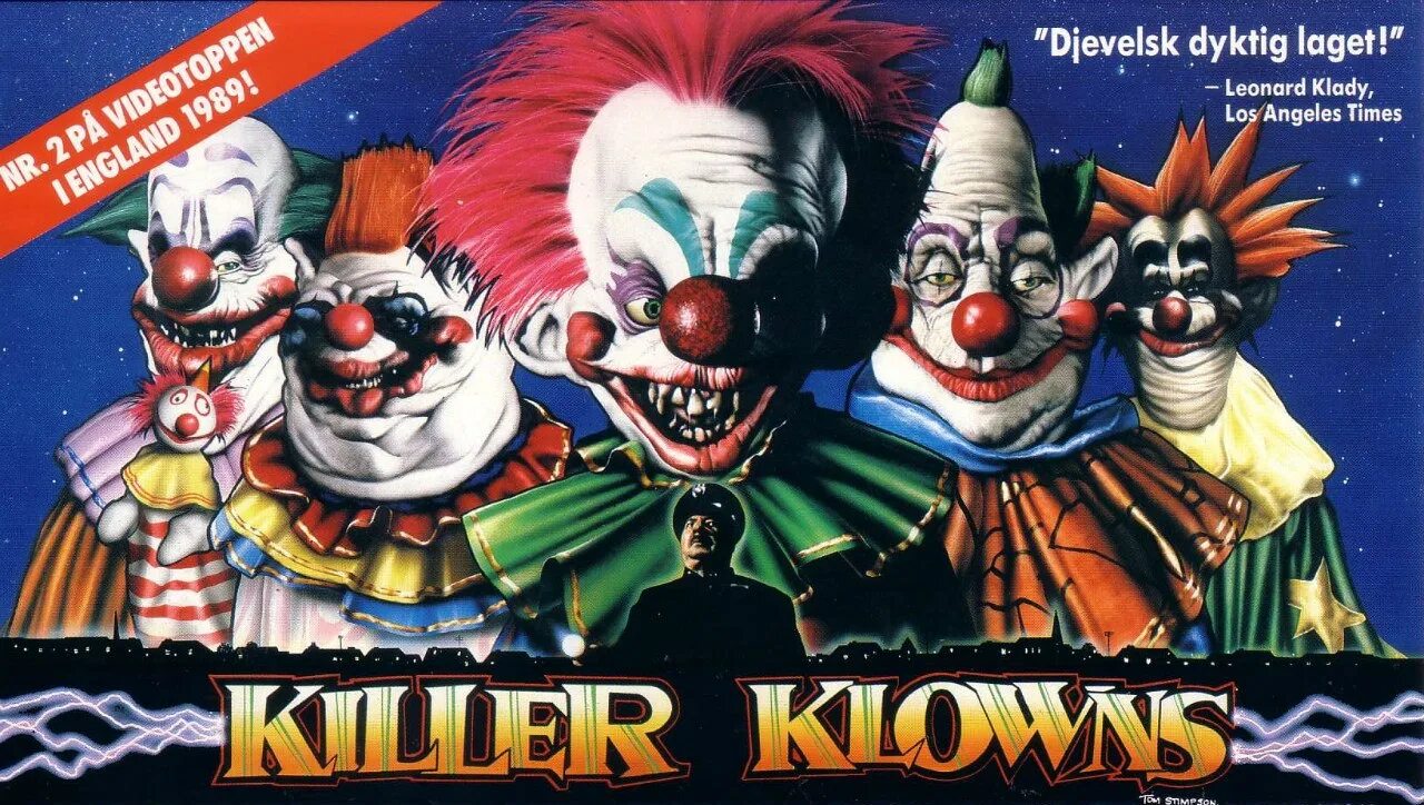 Killer Klowns from Outer Space 1988. Клоуны-убийцы из космоса 1988.