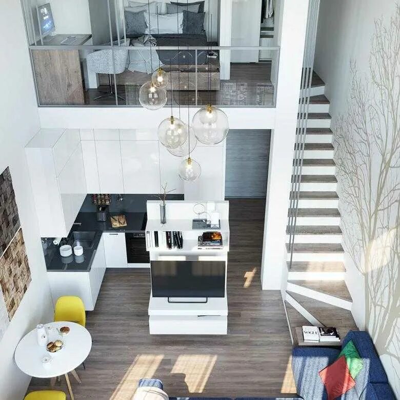 Дизайн студии 20 кв. Проект студия 2. Двухэтажная студия 27м. Двухуровневая квартира студия 20 кв2. Студия 30 кв м планировка зонирование.