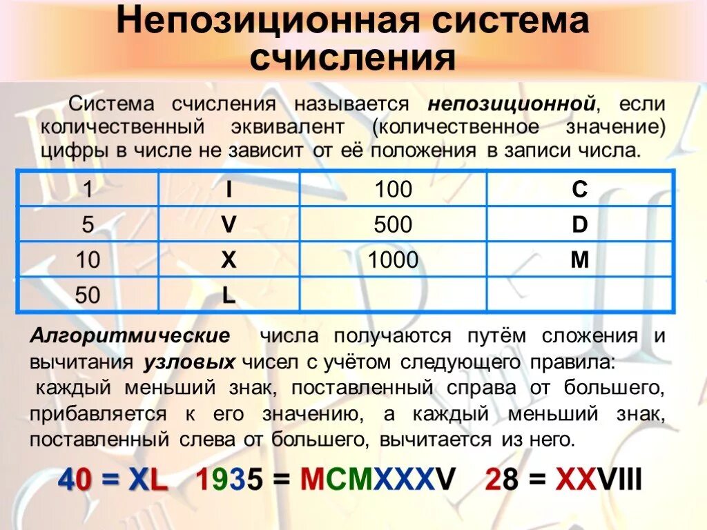 Узловые и алгоритмические числа. Что такое количественный эквивалент в информатике. Непозиционная система счисления зависит от. Система счисления в которой количественный эквивалент цифры в числе. Позиционные системы счисления.