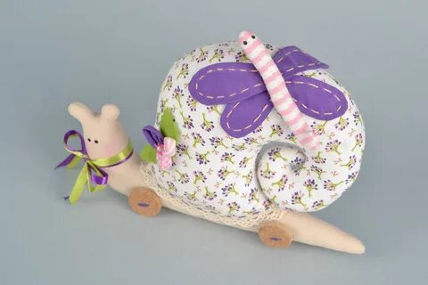 Мягкая игрушка улитка