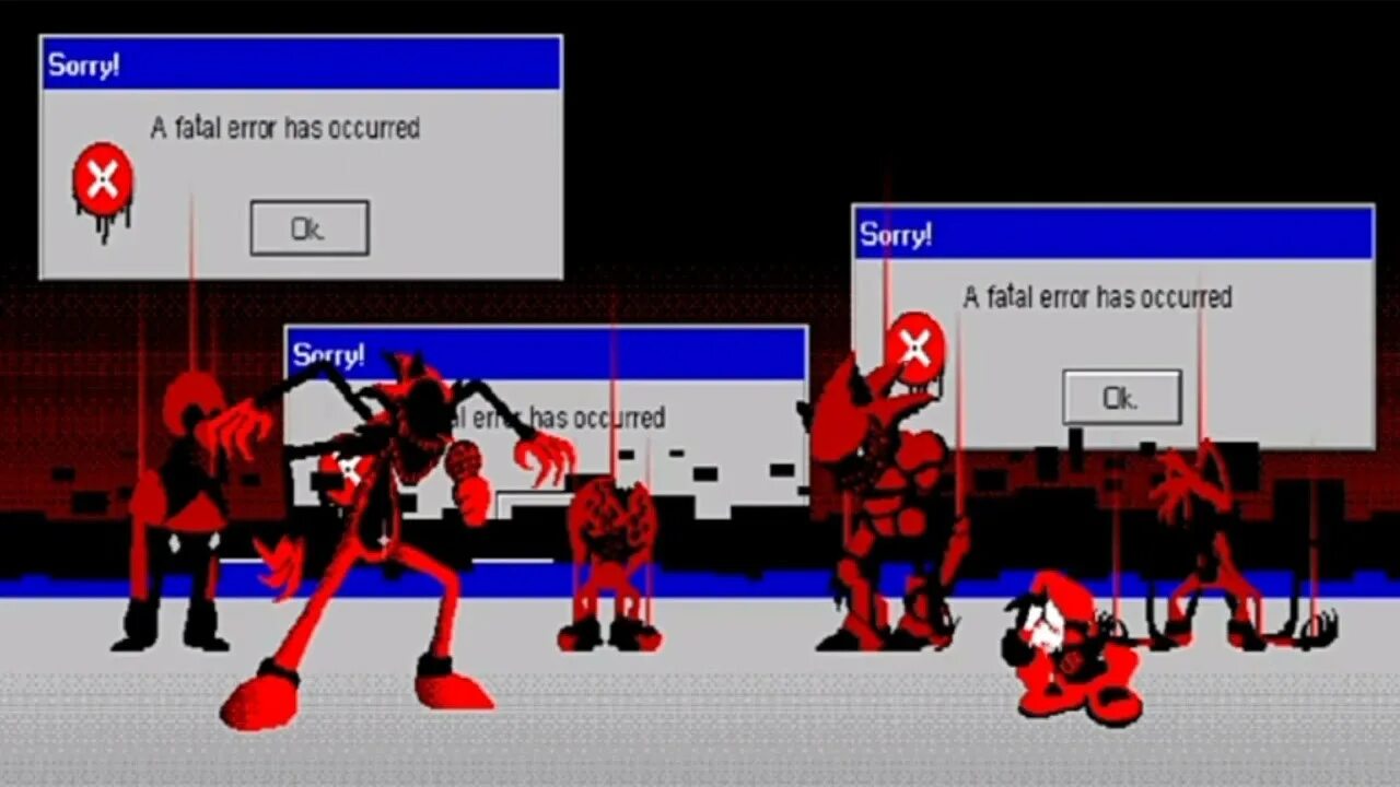 A fatal error has been occurred. Фатал эррор соник. fatal error sonic exe. фаталити эрорр соник.