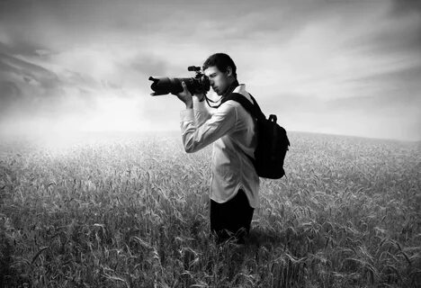 He take photos