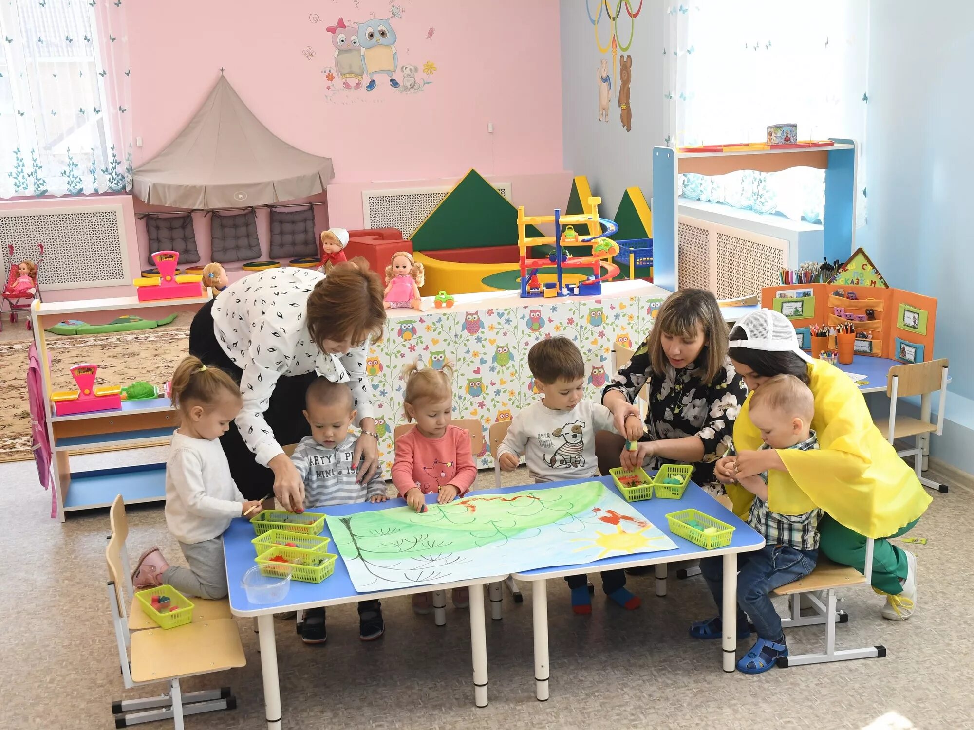 Число мест в детском саду
