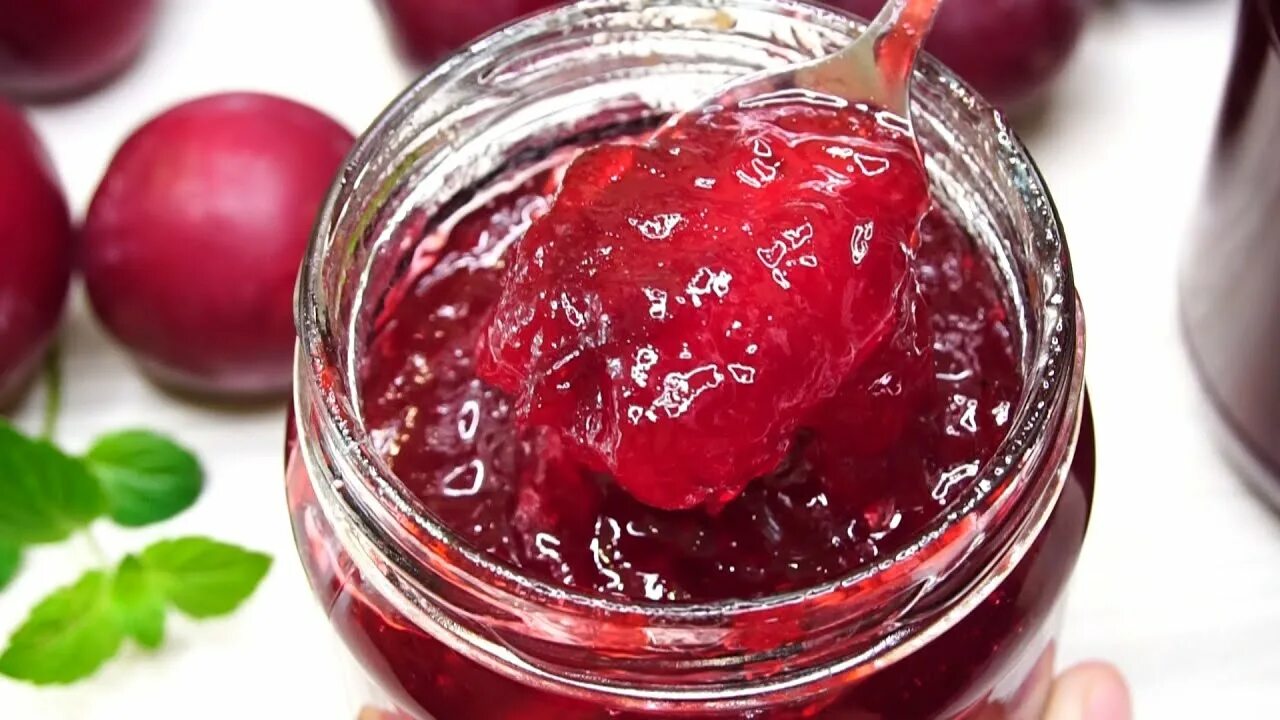 Варенье из вишни с косточками. Сливовый джем. Густое варенье на зиму. Густое варенье на зиму. Густое варенье на зиму.