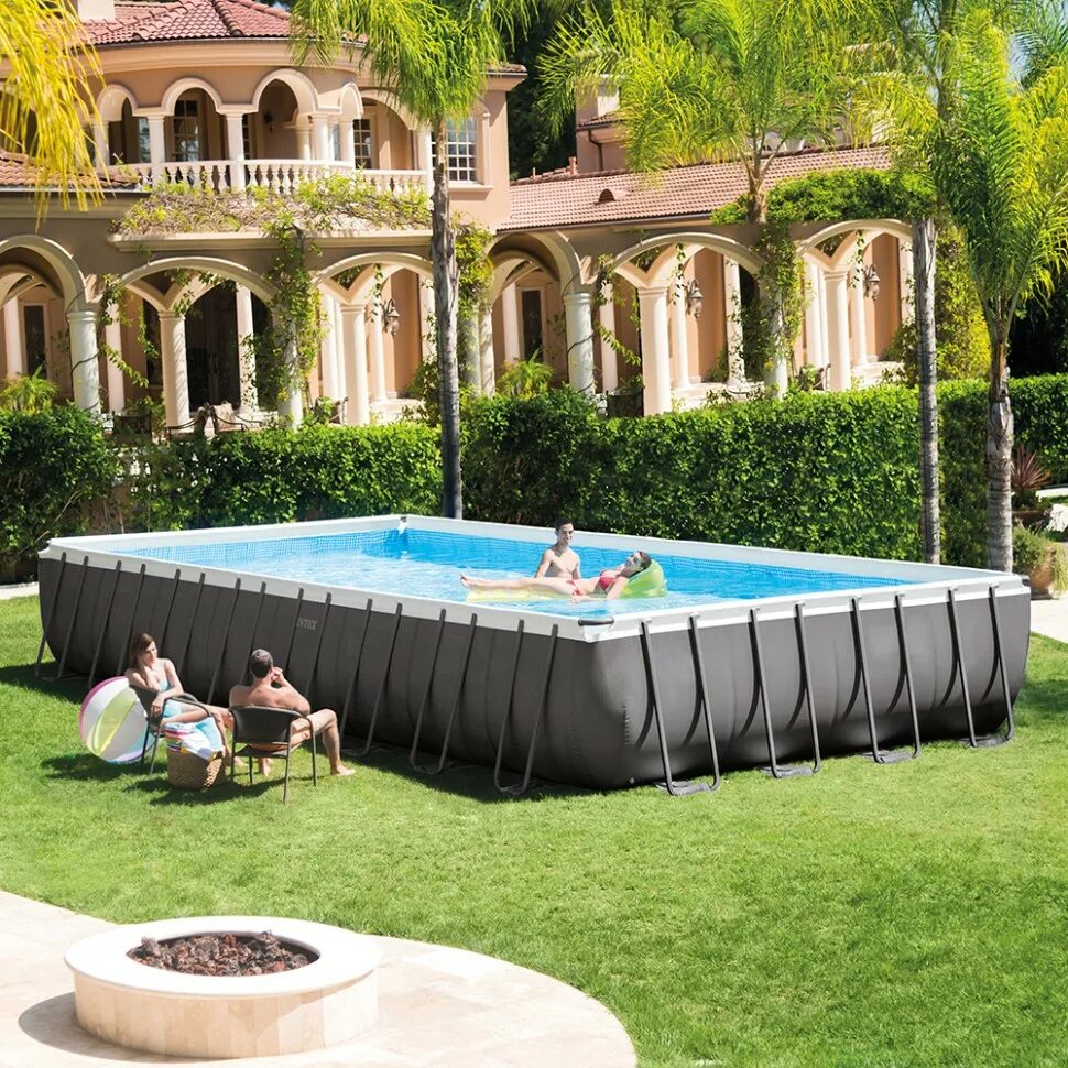 Бассейны intex ultra frame pools. Бассейн интекс 975х488х132. intex rectangular ultra xtr frame pool, 975х488х132. бассейн каркасный интекс 975х488х132. бассейн интекс ультра xtr.