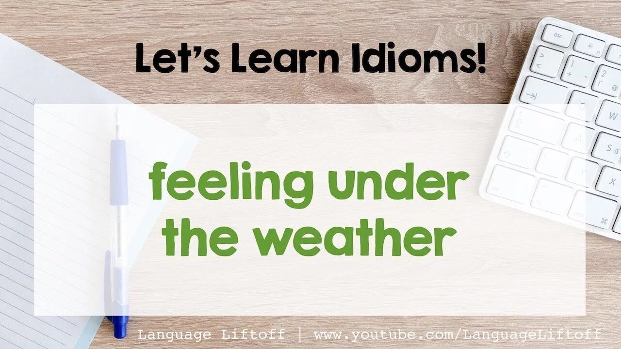 Feeling under the идиома. Pick идиома. Give idioms. Brain idioms. Lets learn idioms together.