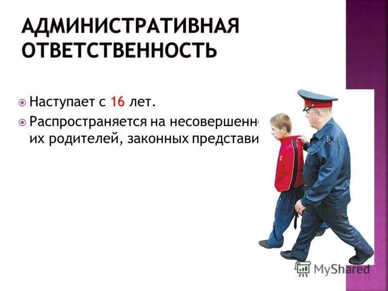 Тест на тему ответственность