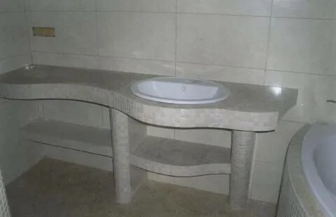 Столешница гипсокартон в ванной