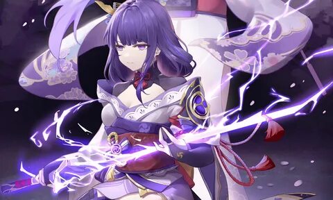 Fondo de pantalla de escritorio HD: Videojuego, Genshin Impact, Baal Raiden Shog