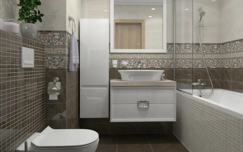 Плитка церсанит бежевая. Плитка для ванной мятного цвета. Компактный санузел. Лб миланезе. Cersanit плитка tile.