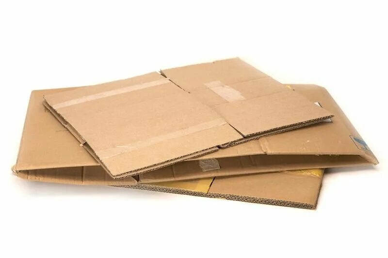 Piece Corrugated Cardboard White Background Cardboard Stock Photo (Edit Now) 574