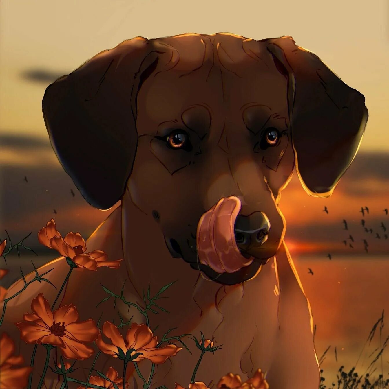 Арты псов. Волк арт. Вельш корги арт. Фэнтези животные. Ретривер референс.